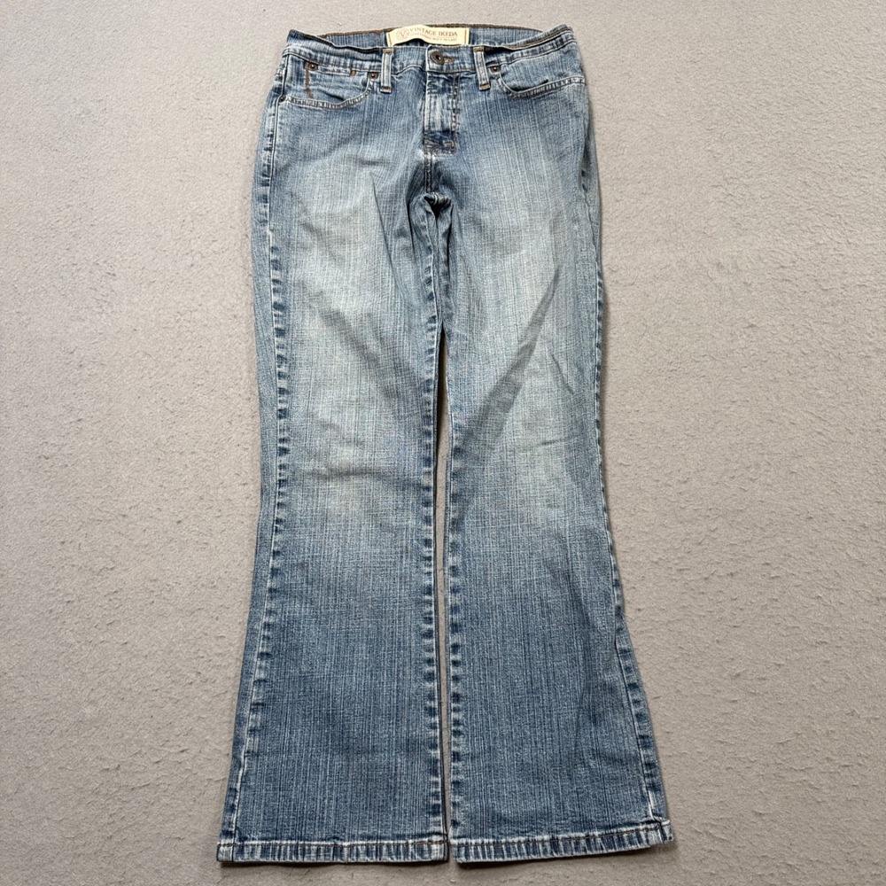 Vintage Ikeda  Jeans Women's 28 Blue Light Wash Denim Bootcut Relaxed Fit Canada
